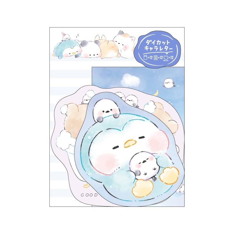 ダイカットキャラレター/すやすやモフィー
