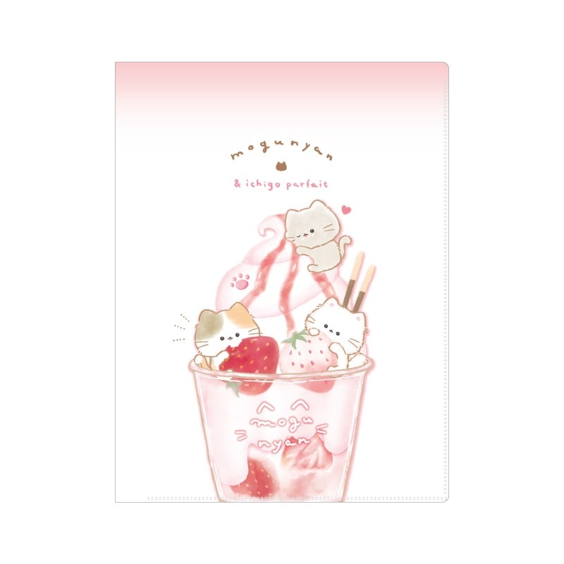 10ポケットクリアファイル/もぐにゃん