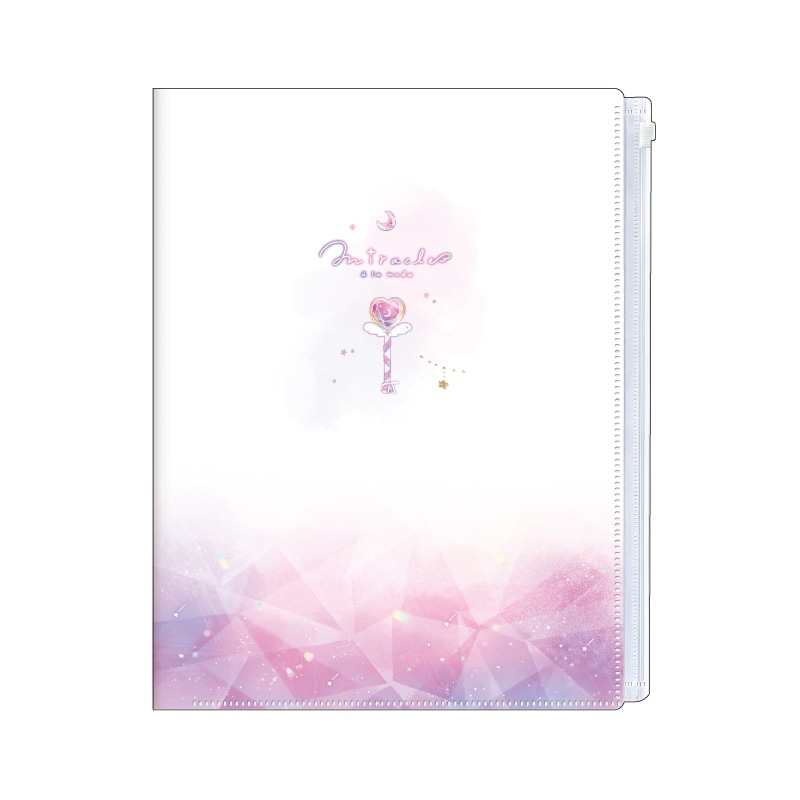 ファスナー付き6ポケットクリアファイル/ミラクルアラモード