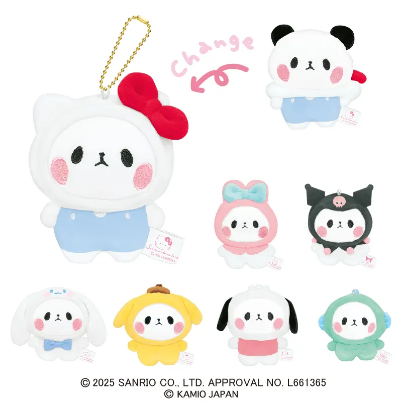 マスコットキーホルダー/サンリオキャラクターズ×もちもちぱんだ